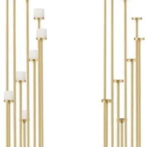 2pcs 9 Arm Tall Floor Candelabra Candle Holders  Set for Wedding