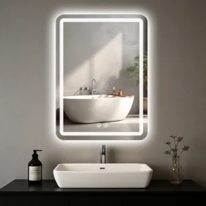 20x28 in. Fogless Backlit Bathroom Mirror