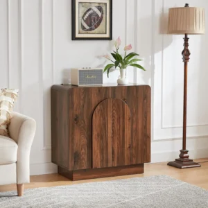 4 Drawer Black 60 Inch Sideboard